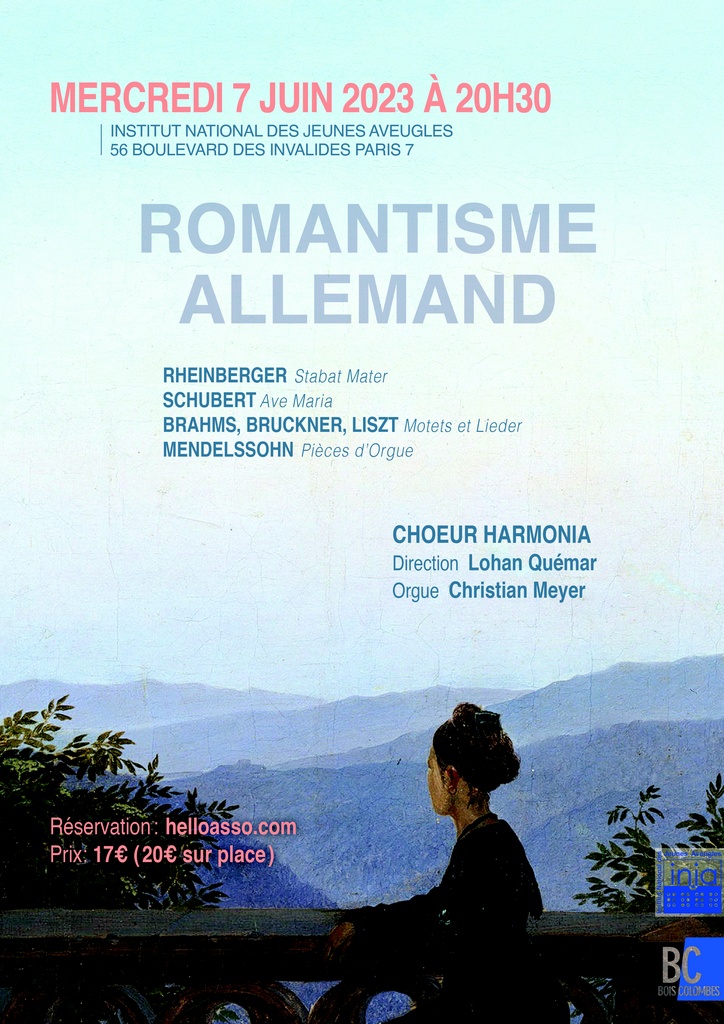 Affiche concert Romantisme allemand